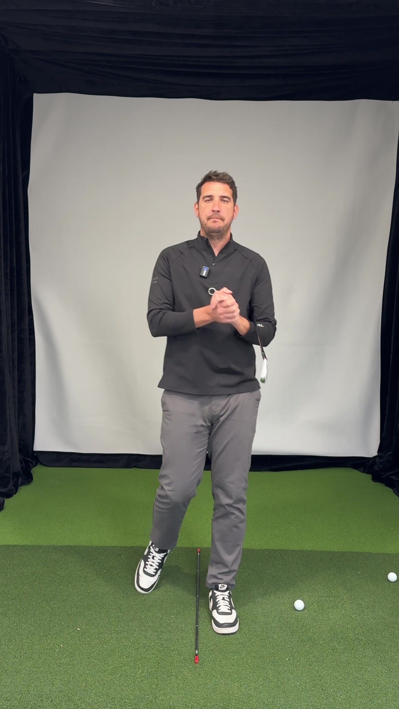 CONTROL YOUR SPINE ANGLE DURING THE BACKSWING